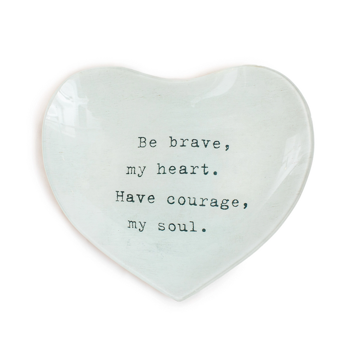 Heart Decoupage Plate