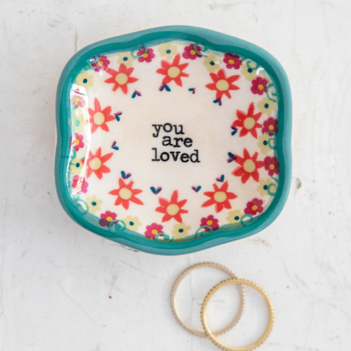 You Are Loved Artisan Trinket Dish