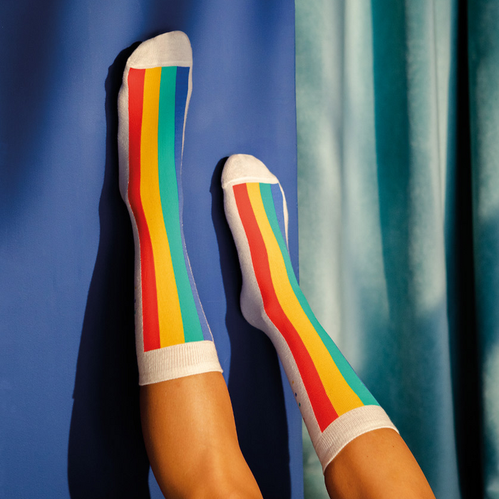 Rainbow Cake Socks