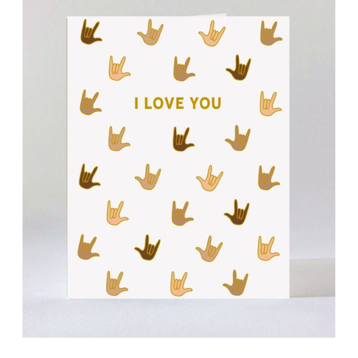 Sign Language Love Card