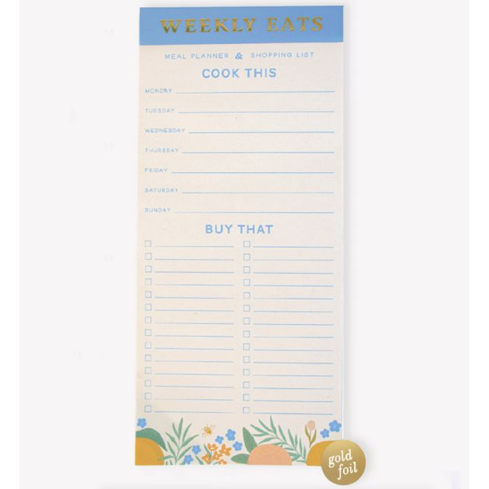 Citrus Farm Eats Magnetic List Pad
