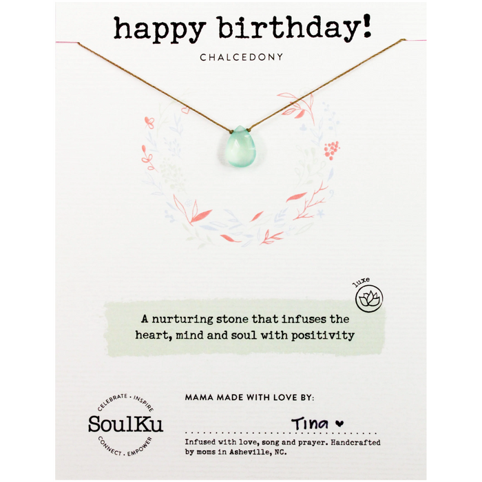 Happy Birthday Necklace