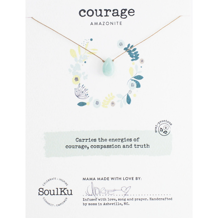 Courage Gem Necklace