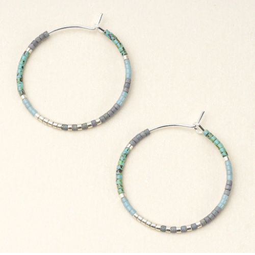 Chromacolor Miyuki Small Hoop Earrings