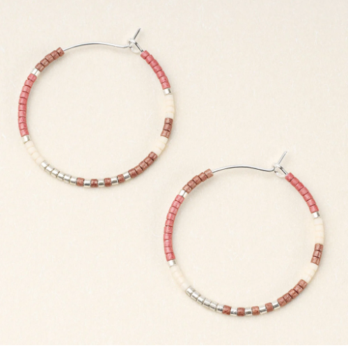 Chromacolor Miyuki Small Hoop Earrings