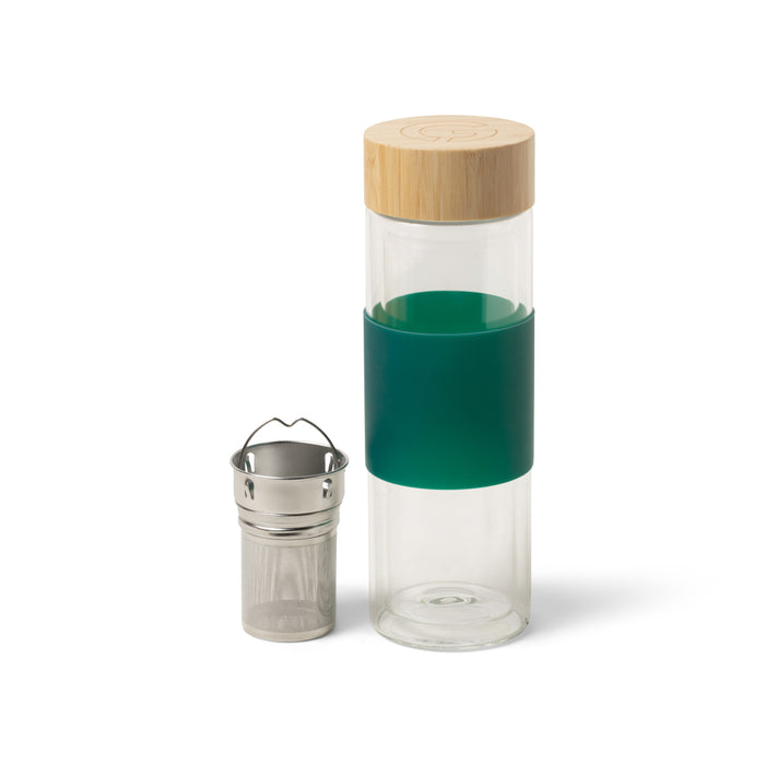 Glass Tea Tumbler With Infuser