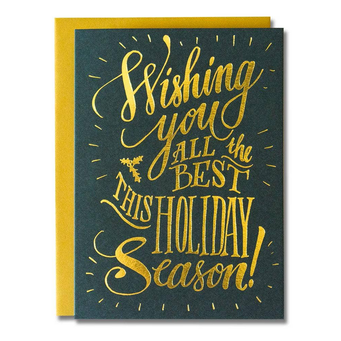 Wishing You All the Best Holiday Card
