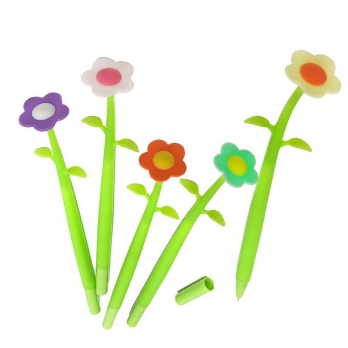 Colorful Pop Daisy Gel Pens