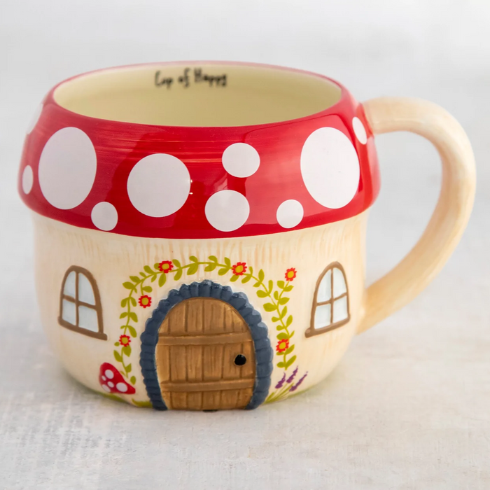 Folk Mug Mushroom House