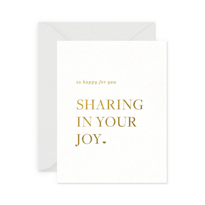 Sharing Your Joy Greeting Card