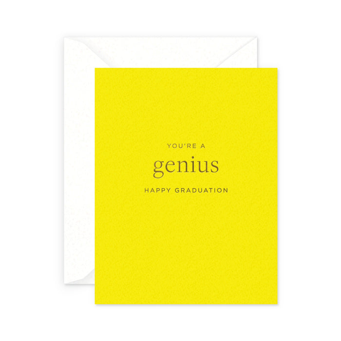 Genius Graduation Card