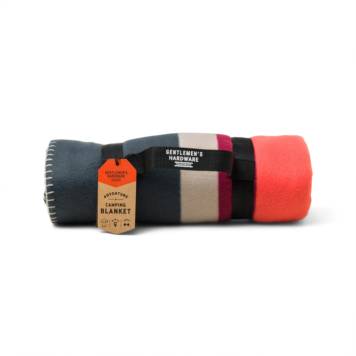 Rolled Outdoor Blanket With Carry Handle