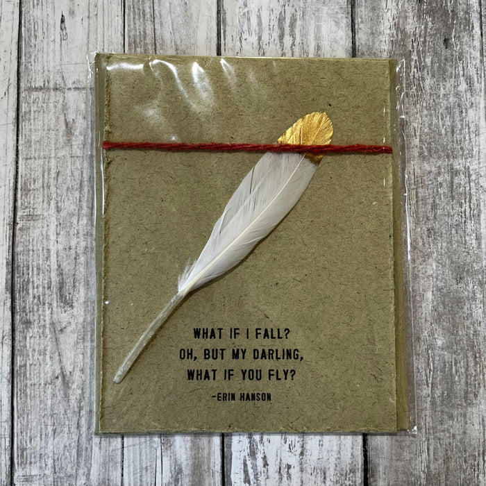 The Feather Milagro Card