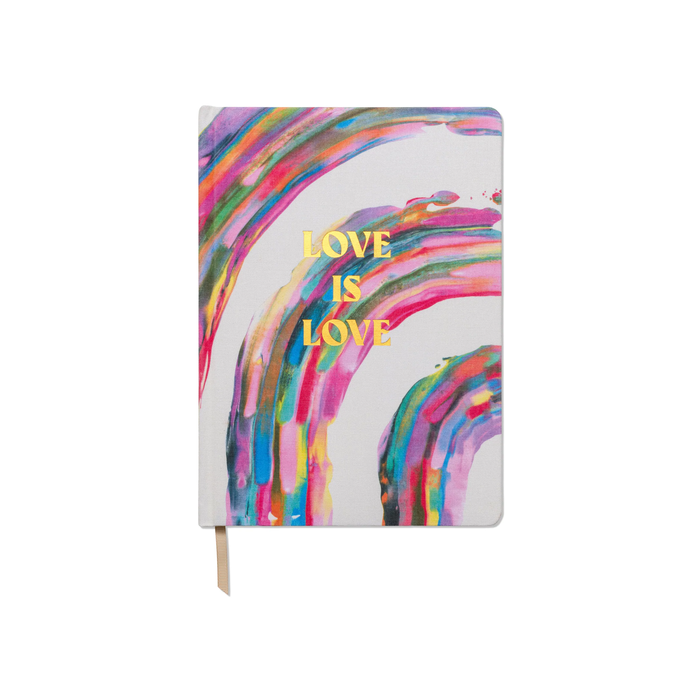 Cloth Covered Journal - Love is Love
