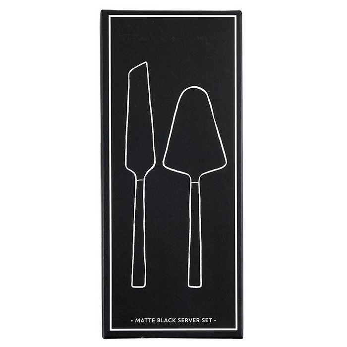 Matte Black Server Set