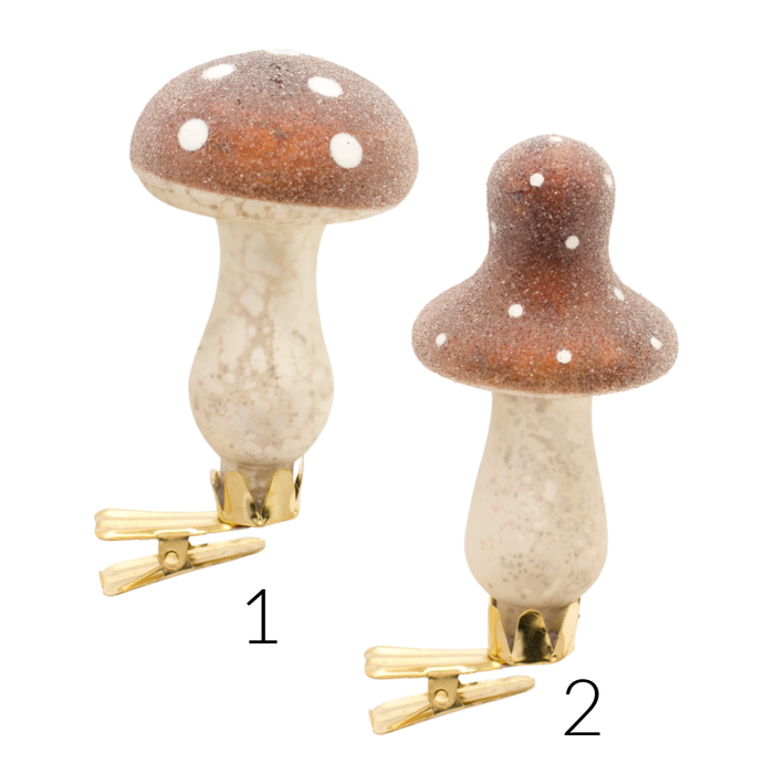 Mushroom Clip Ornament