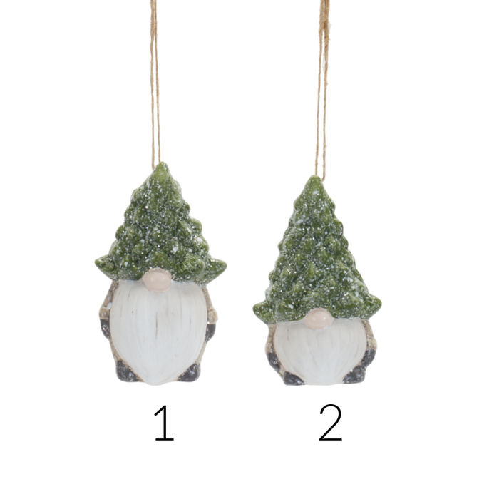 Gnome With Tree Hat Ornament