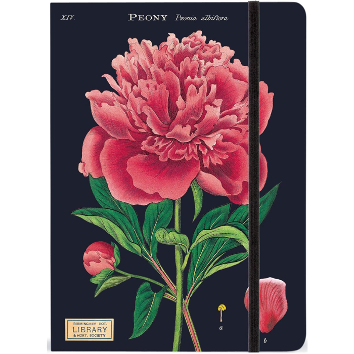 Botany Large Notebook With Elastic Closure