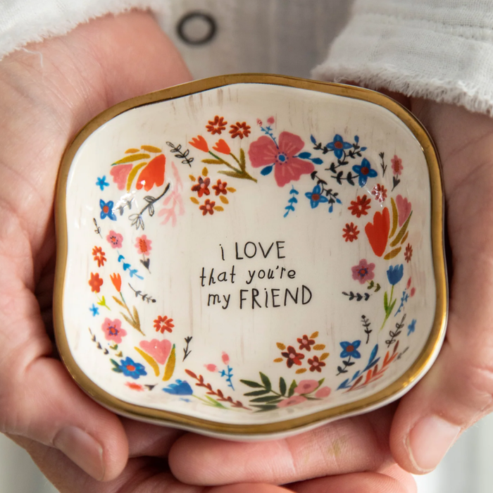 Love That You're My Friend Trinket Dish