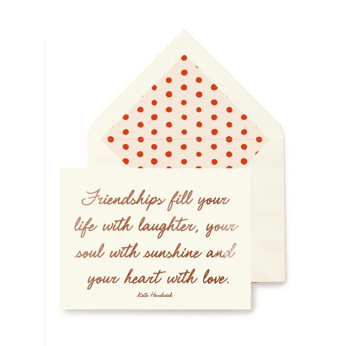 Friendships Fill Your Life Card