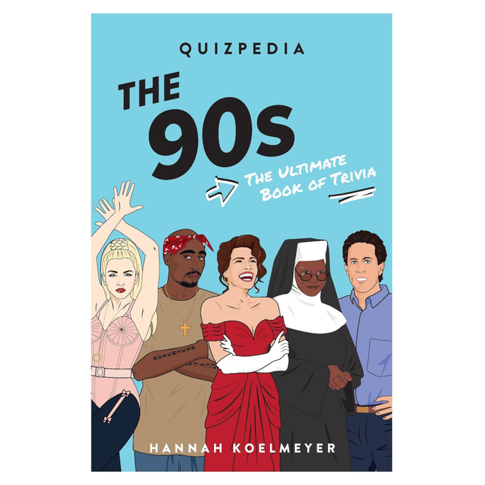 The 90s Quizpedia: The Ultimate Book of Trivia Paperback