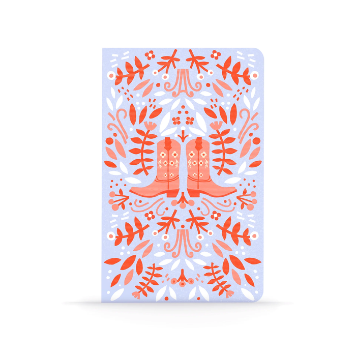 Folksy Boots Layflat Journal