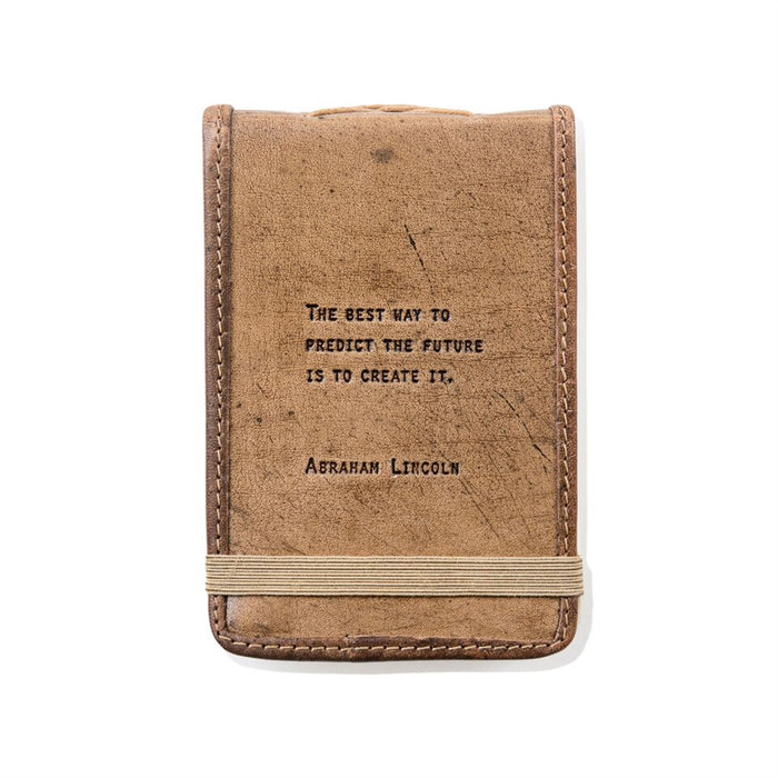 Blank Leather Journals with Engraved Quotes