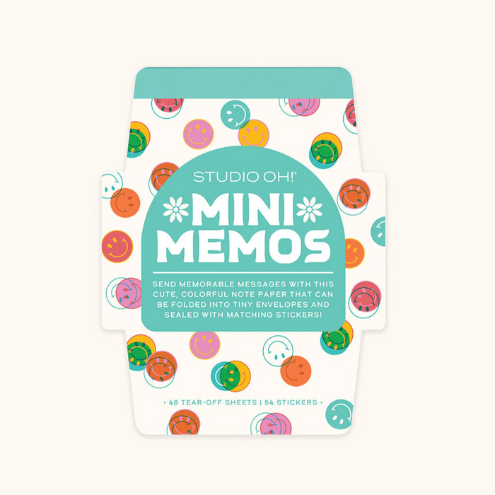 Happy Vibes Mini Memo With Stickers