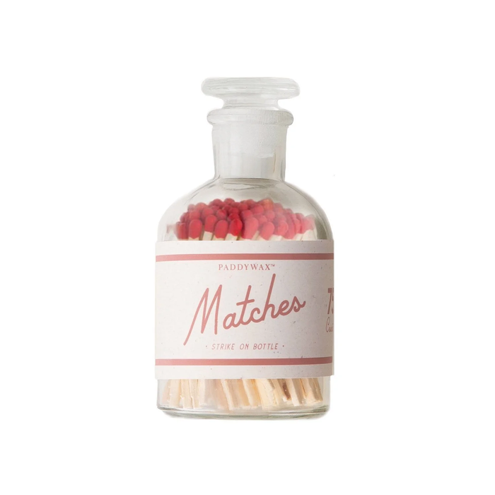 Glass Bottle Safety Matches