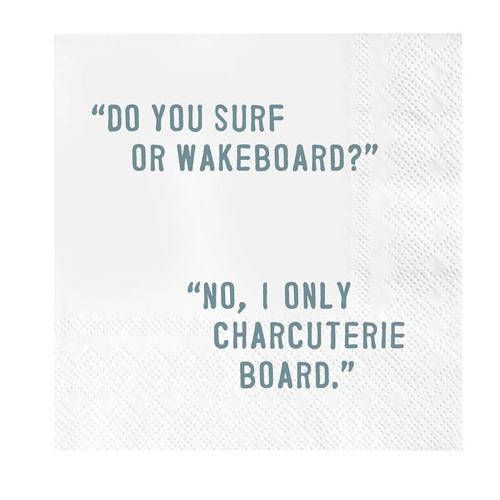 Cocktail Napkin - Do You Surf?