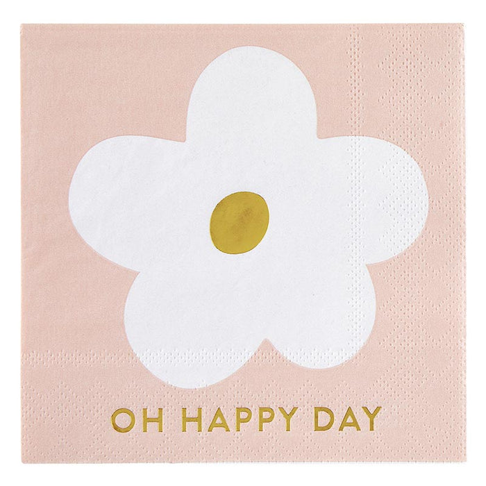 Cocktail Napkin - Oh Happy Day