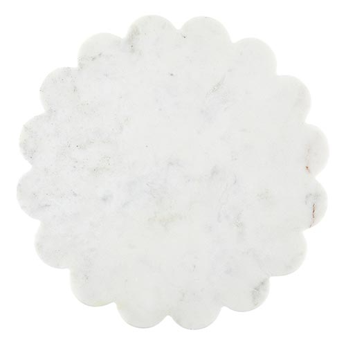 Marble Scalloped Tray