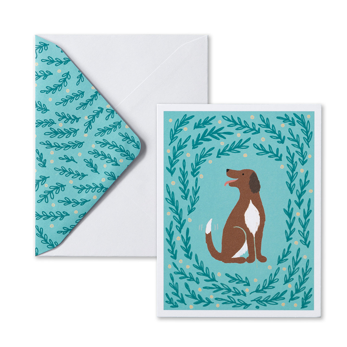 Playful Pup Boxed Blank Note Cards