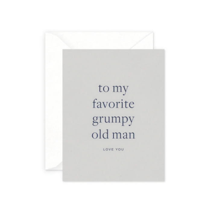 Favorite Grumpy Man Greeting Card