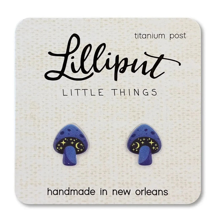 Cosmic Mushroom Earrings