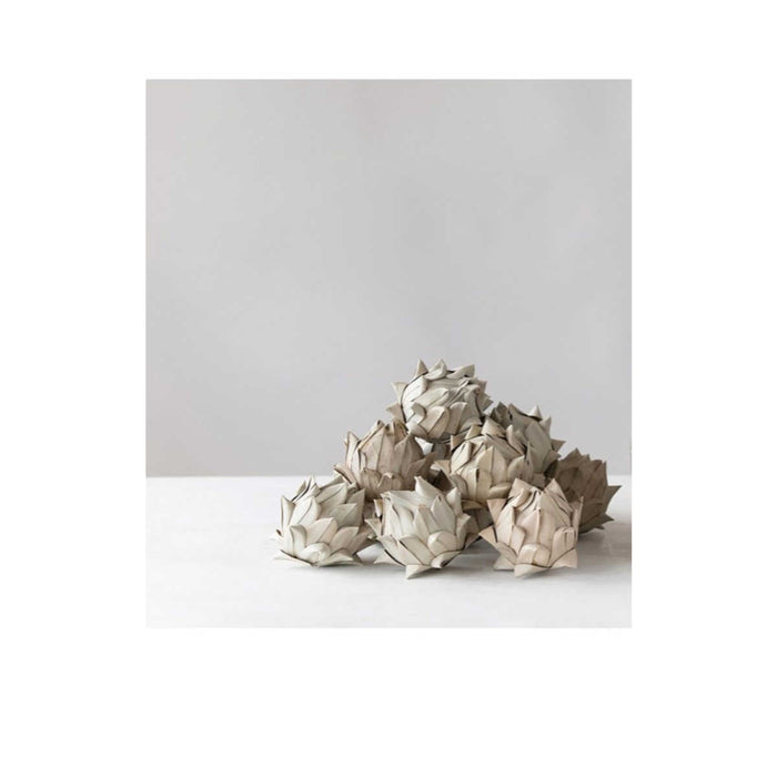 Handmade Dried Palm Leaf Artichoke