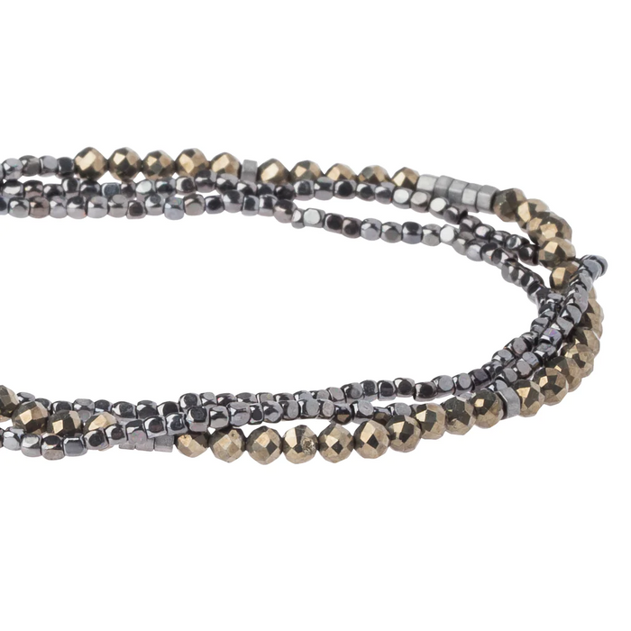 Delicate Stone Wrap Pyrite - Stone of Positive Energy