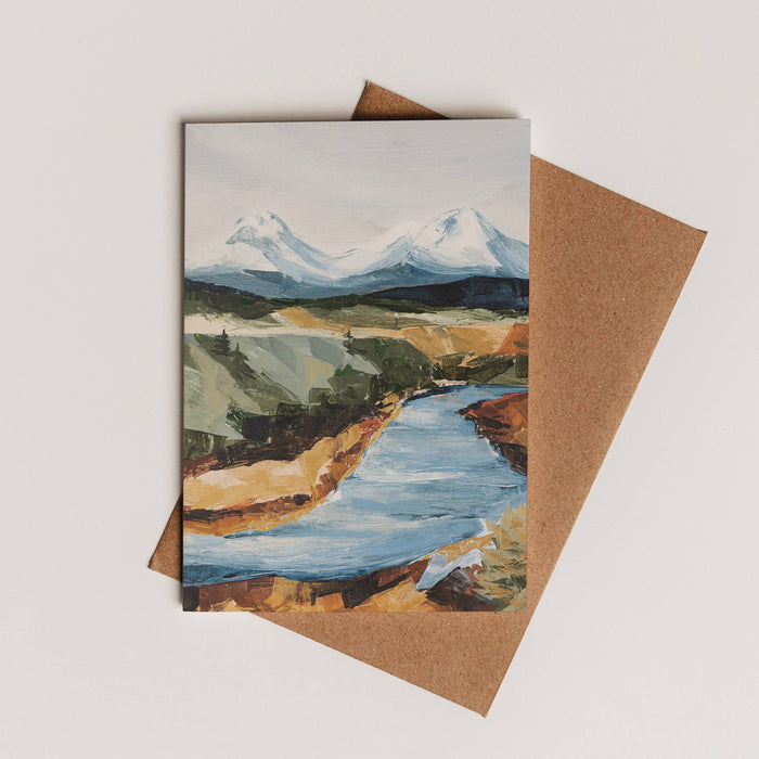 Deschutes River II - Greeting Card