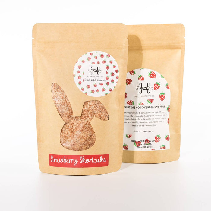 Strawberry Shortcake Hazelnut Toffee