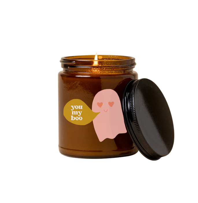 You My Boo Candle Jar w/lid