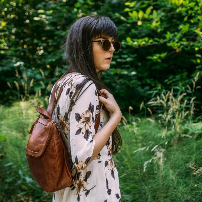 Addie Leather Backpack