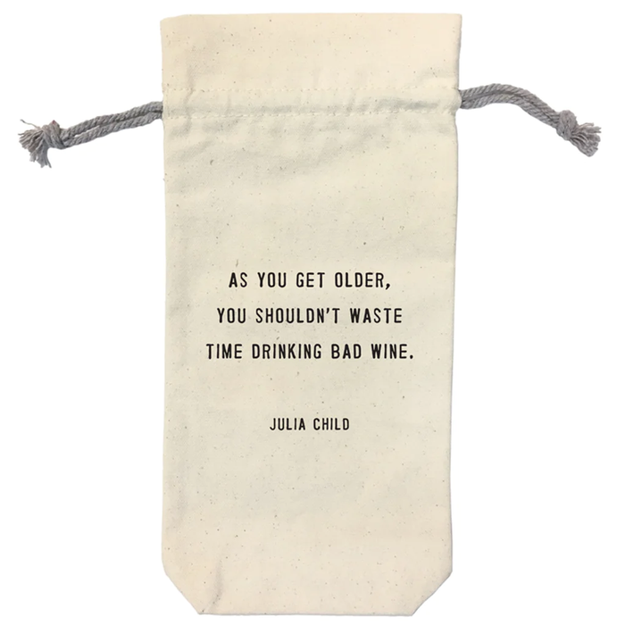 As You Get Older Wine Bag