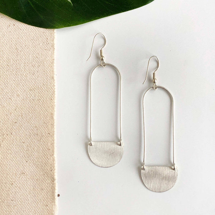 Aliya Earrings - Silver