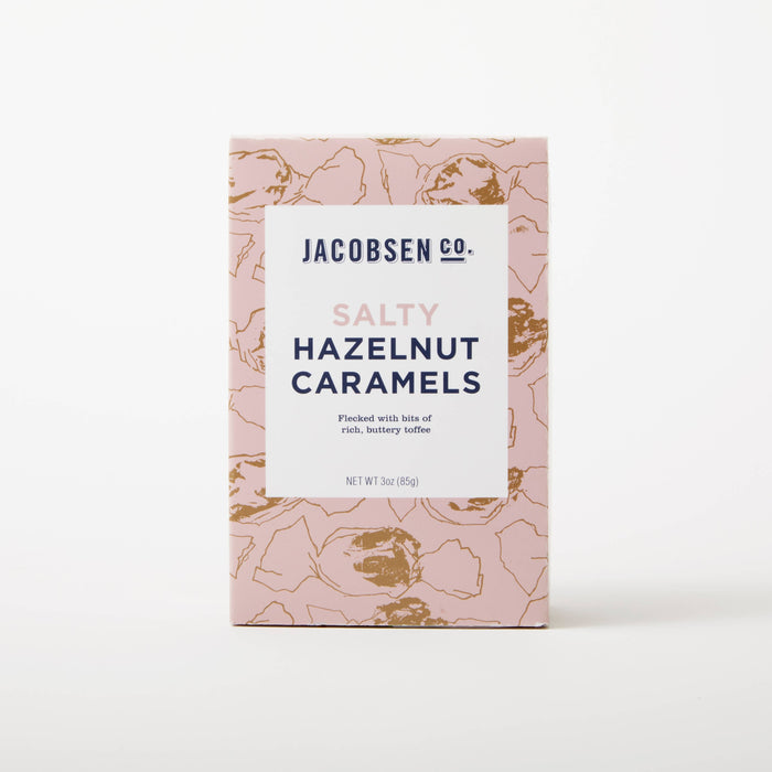 Salty Hazelnut Caramels