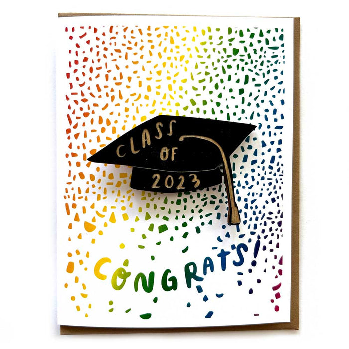 Congrats - Class of 2024 Graduation Magnet w/ Card