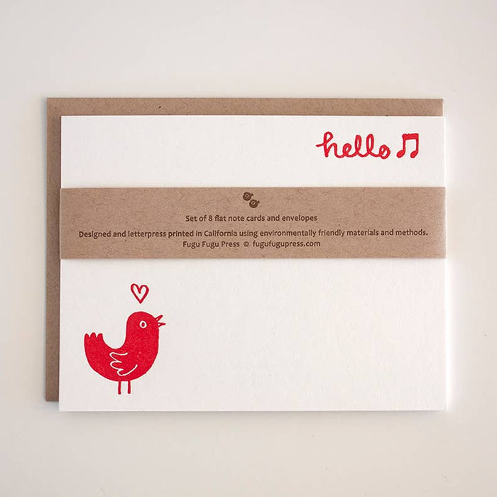 Hello Birdy - Set of 8 Cards