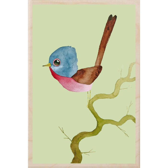 Dartford Warbler Sustainable Wooden Postcard