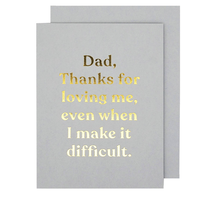 Loving Dad Card