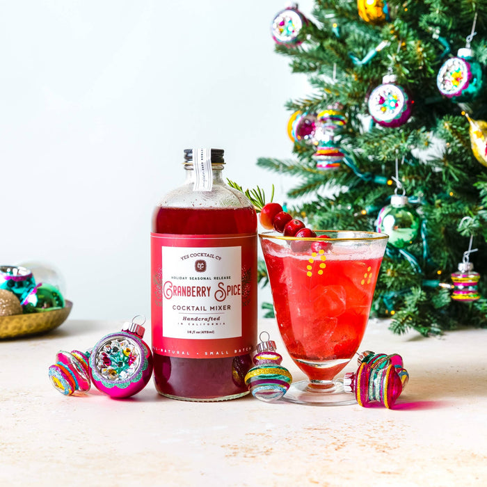 Holiday Cranberry Spice Cocktail Mixer