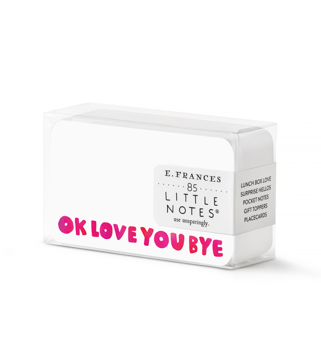Okloveyoubye Little Notes